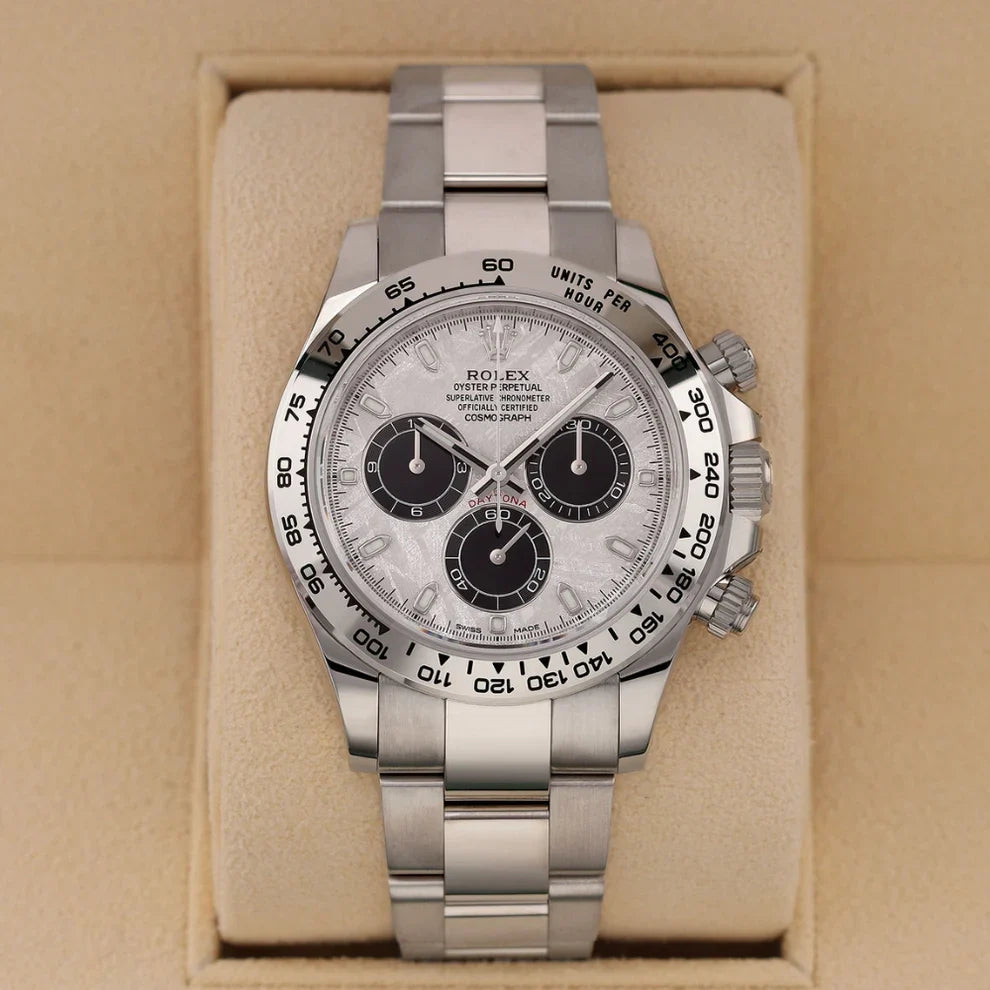 Rolex Cosmograph Daytona Rosegold Fond Météorite