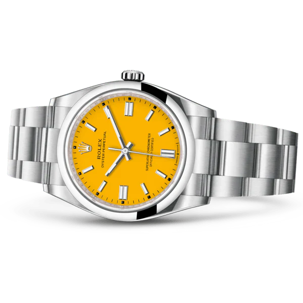 oyster perpetual jaune 36mm