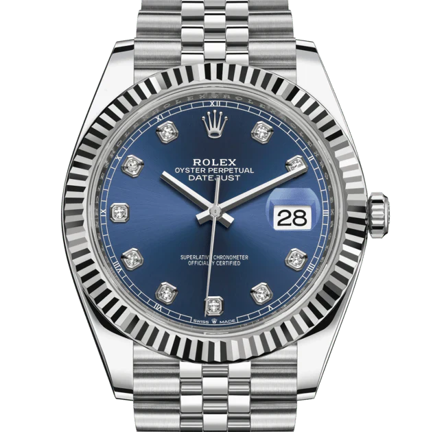 Rolex Datejust 41 ‘Blue Index’ Dial Oyster