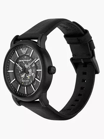 Emporio Armani Luigi Meccanico en cuir AR60008