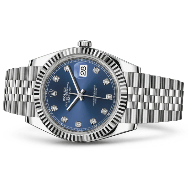 Rolex Datejust 41 ‘Blue Index’ Dial Oyster