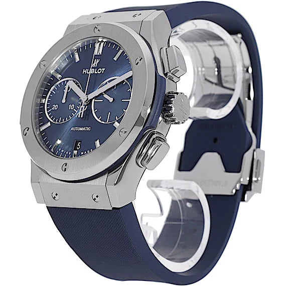 Hublot Classic Fusion Chronograph Titanium Blue