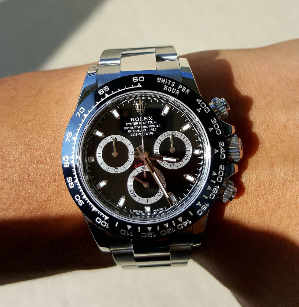 Rolex Daytona Cosmographe Fond Noir Montre Pour Homme