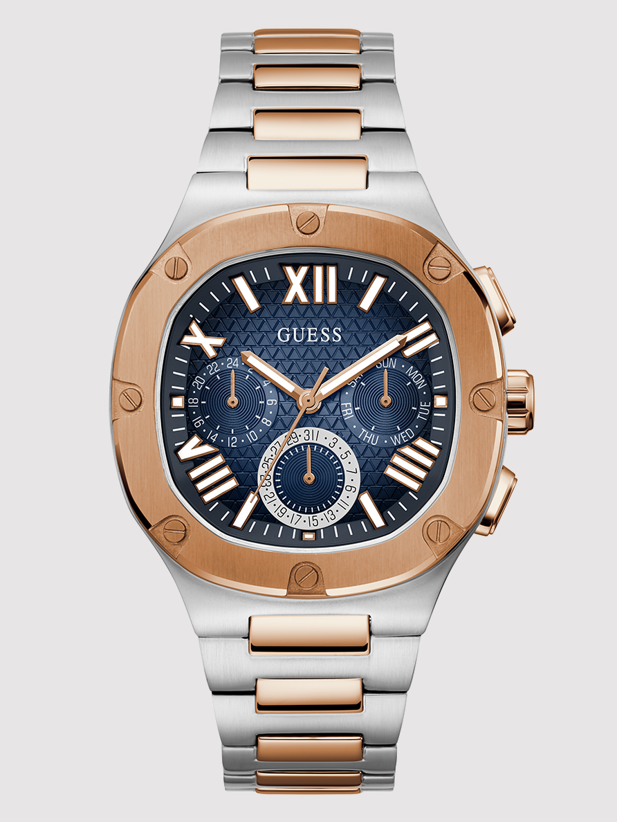 GUESS Mens Gunmetal Multi-function Watch GW0572G4