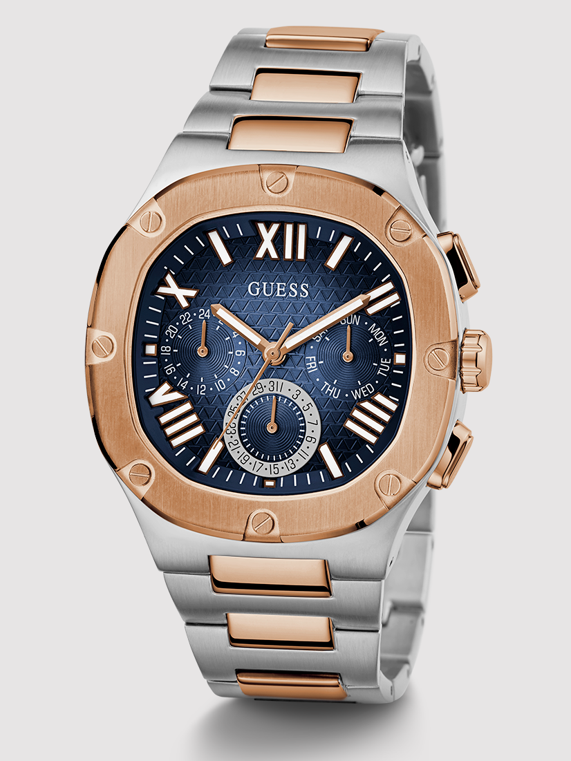 GUESS Mens Gunmetal Multi-function Watch GW0572G4