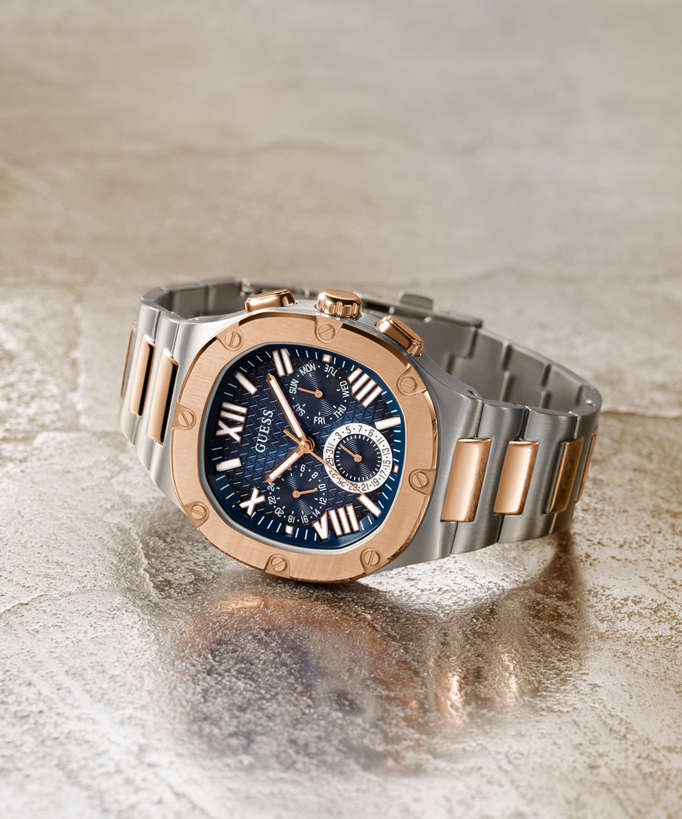 GUESS Mens Gunmetal Multi-function Watch GW0572G4