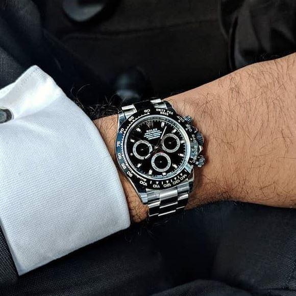 Rolex Daytona Cosmographe Fond Noir Montre Pour Homme