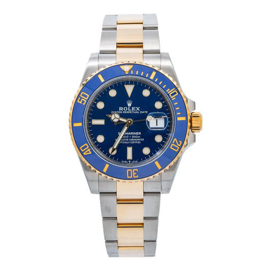 Rolex Submariner Date 41mm Two Tone Blue Dial