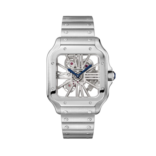 SANTOS DE CARTIER L SKELETON DIAL