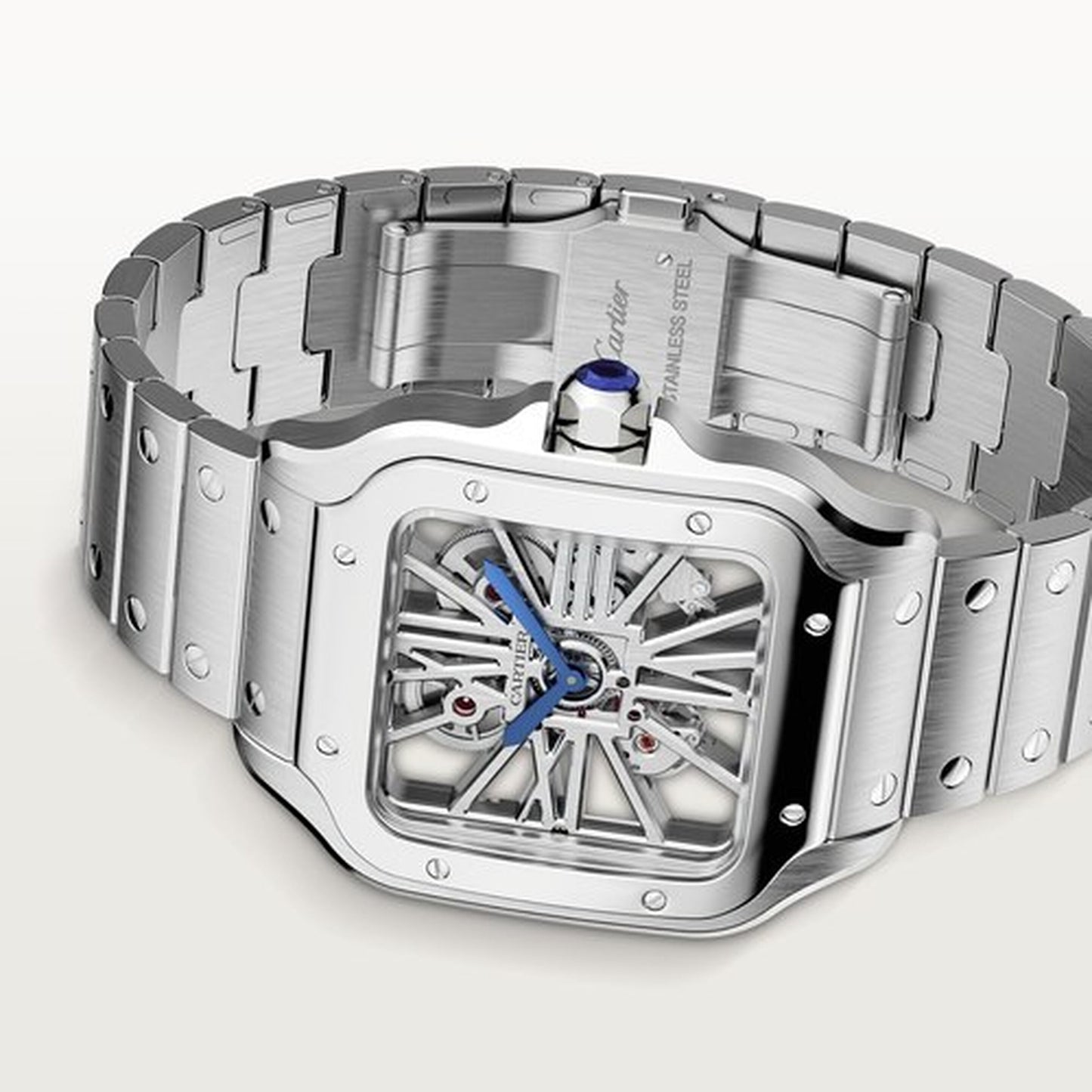 SANTOS DE CARTIER L SKELETON DIAL
