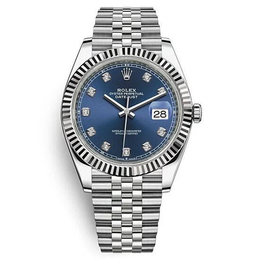 Rolex Datejust 41 ‘Blue Index’ Dial Oyster