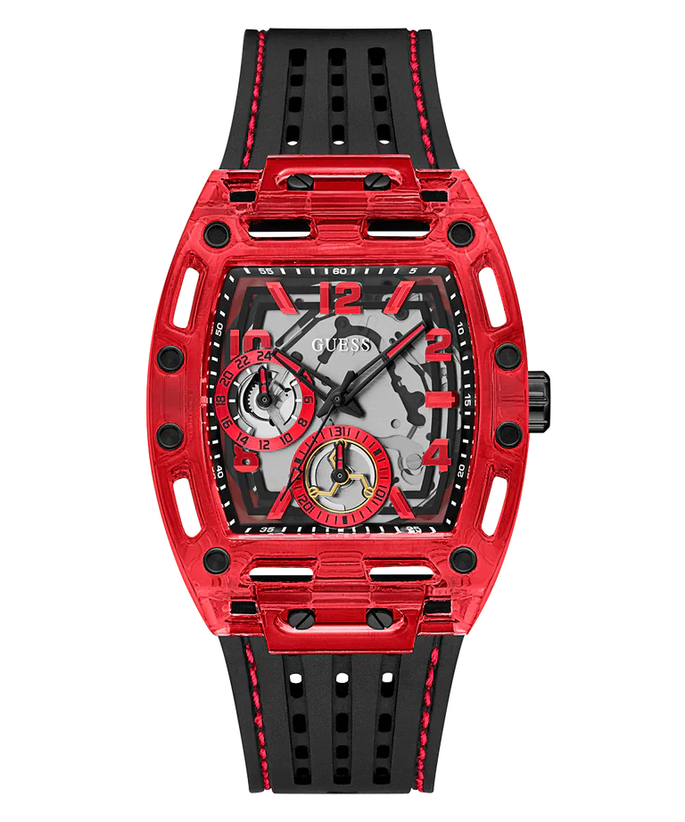 Guess GW0499G4 men's watch, silicone strap