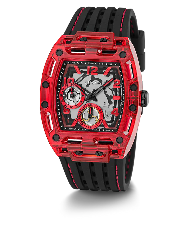 Guess GW0499G4 men's watch, silicone strap