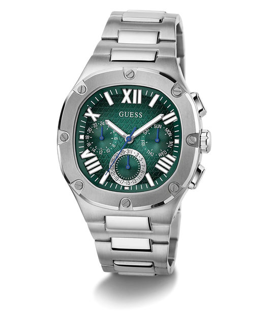 GUESS Mens Gunmetal Multi-function Watch, GW0572G6
