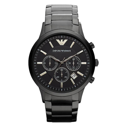Emporio Armani AR2453 Mens Chronograph Watch - Black