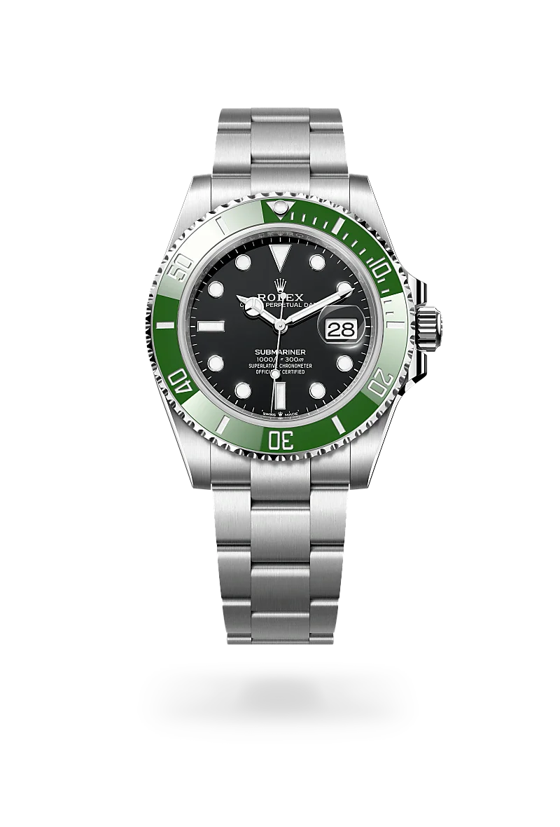Rolex Submariner Date Oyster, 41 mm, acier Oystersteel