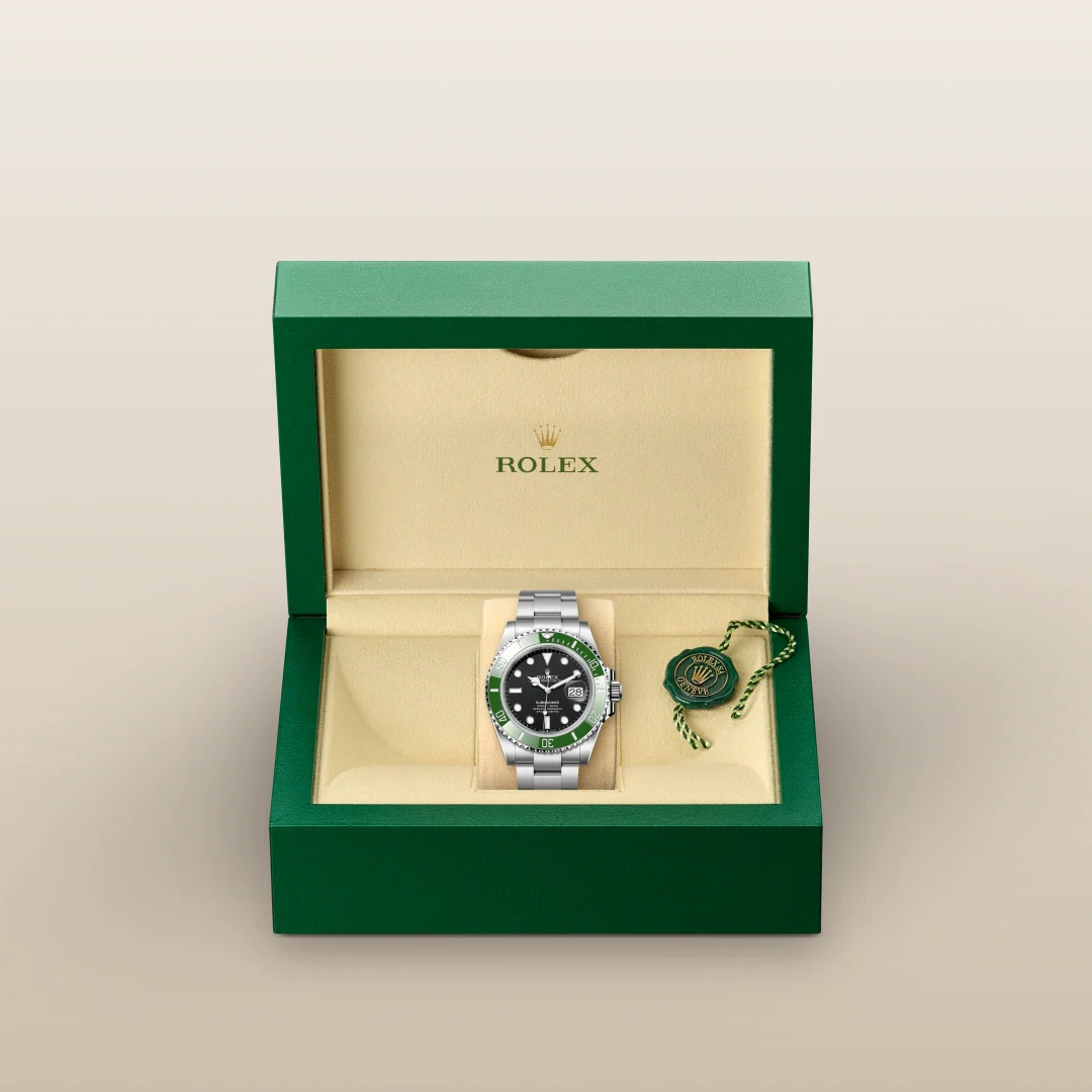 Rolex Submariner Date Oyster, 41 mm, acier Oystersteel