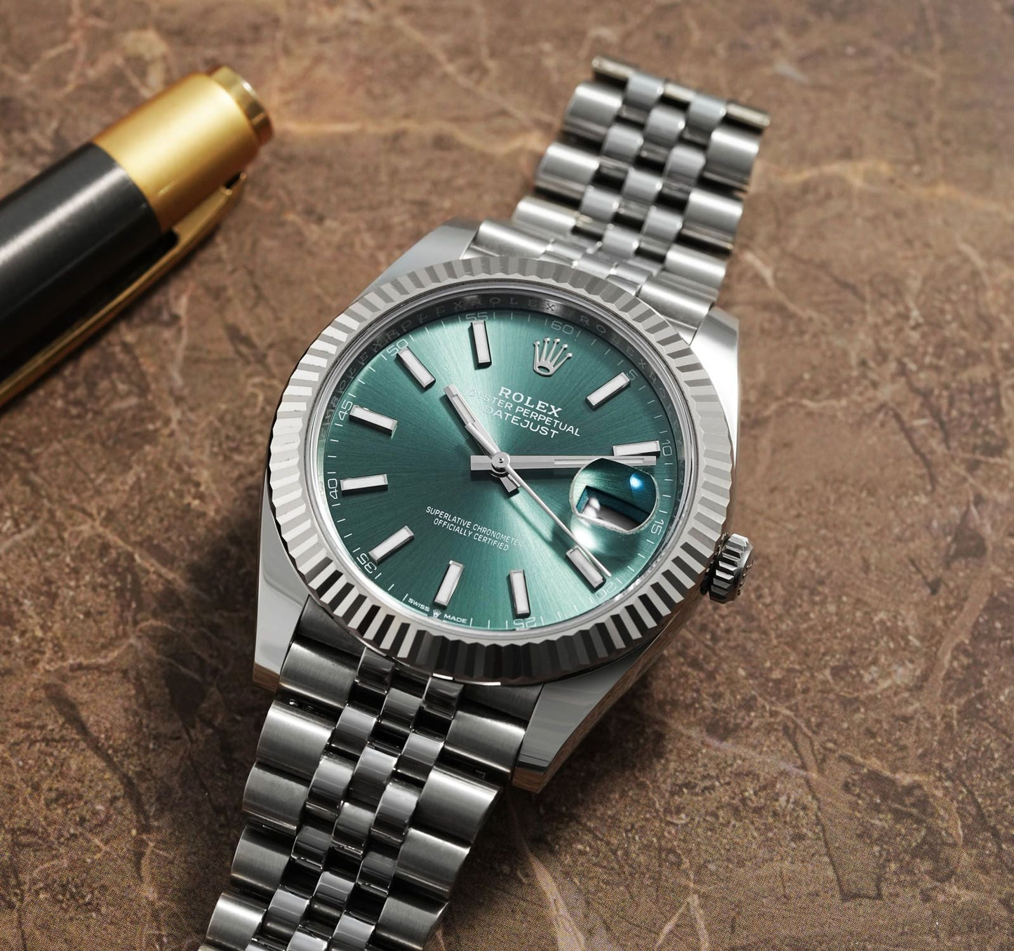 Rolex Datejust Green