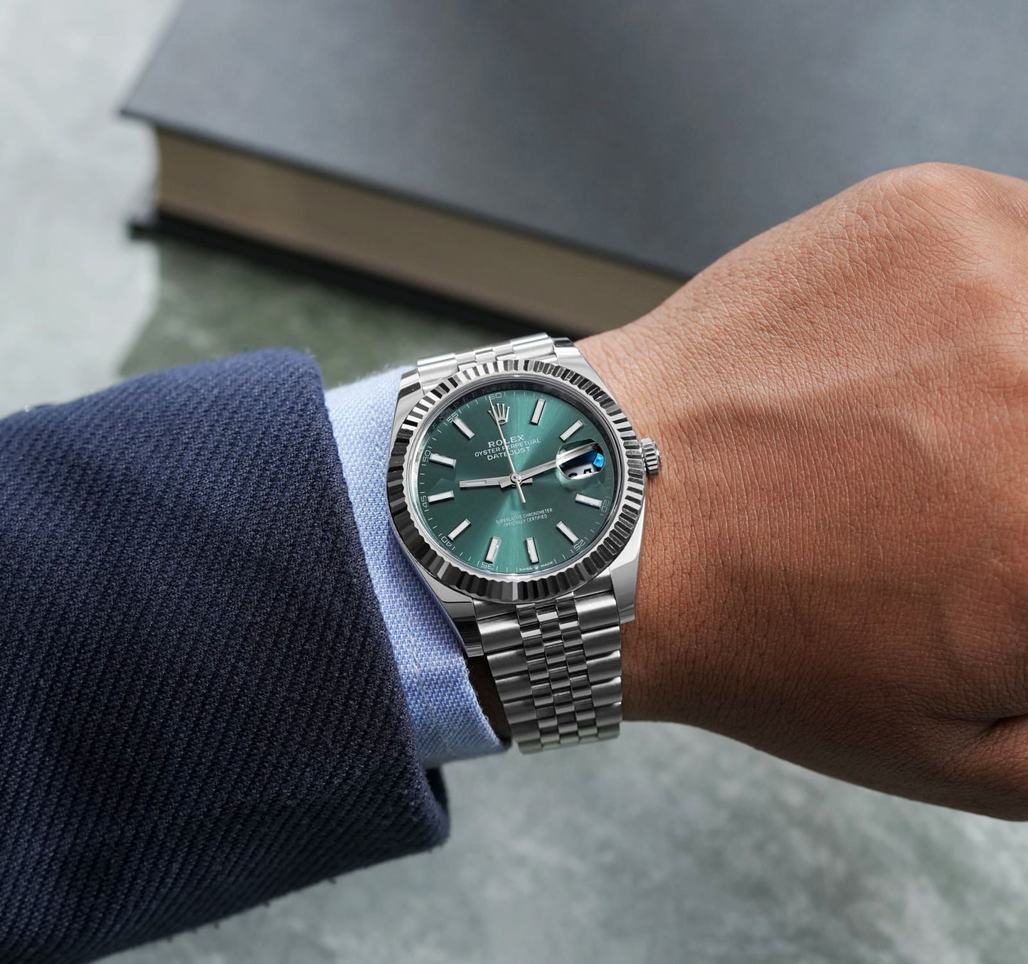 Rolex Datejust Green